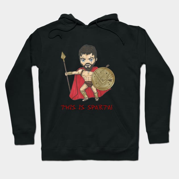 King Leonidas Hoodie by LivStark